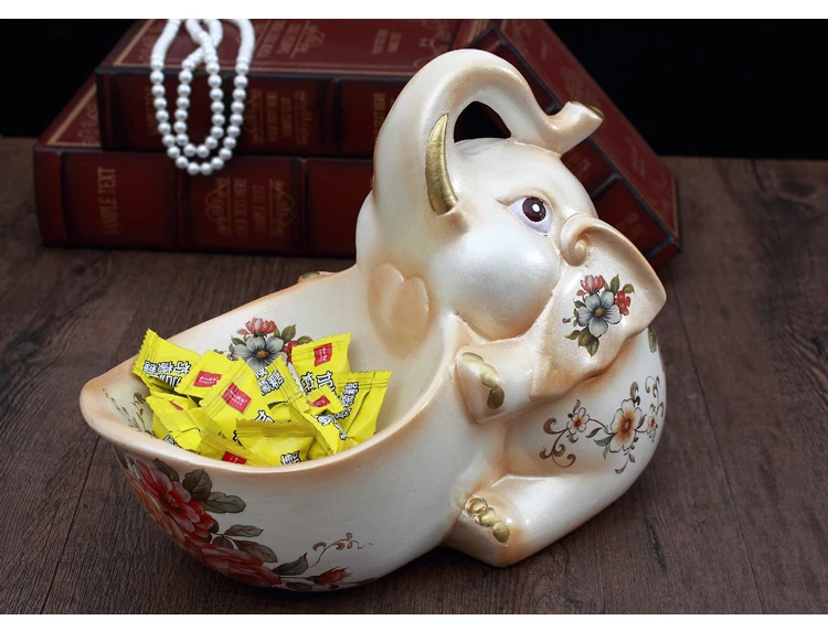 Креативные украшения для крыльца Lucky Crafts винный шкаф обувной ключ для шкафа пульт дистанционного управления хранение Маленький слон аксессуары для дома