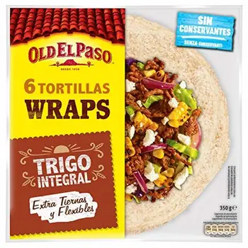 

Old El Paso - Tortillas De Trigo Integrales 6 unidades - 350g