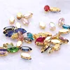 Horse Eye Colorful Sew On Rhinestones With Gold Claw Glass Crystal  Sew On stone For clothing accessories ► Photo 3/6