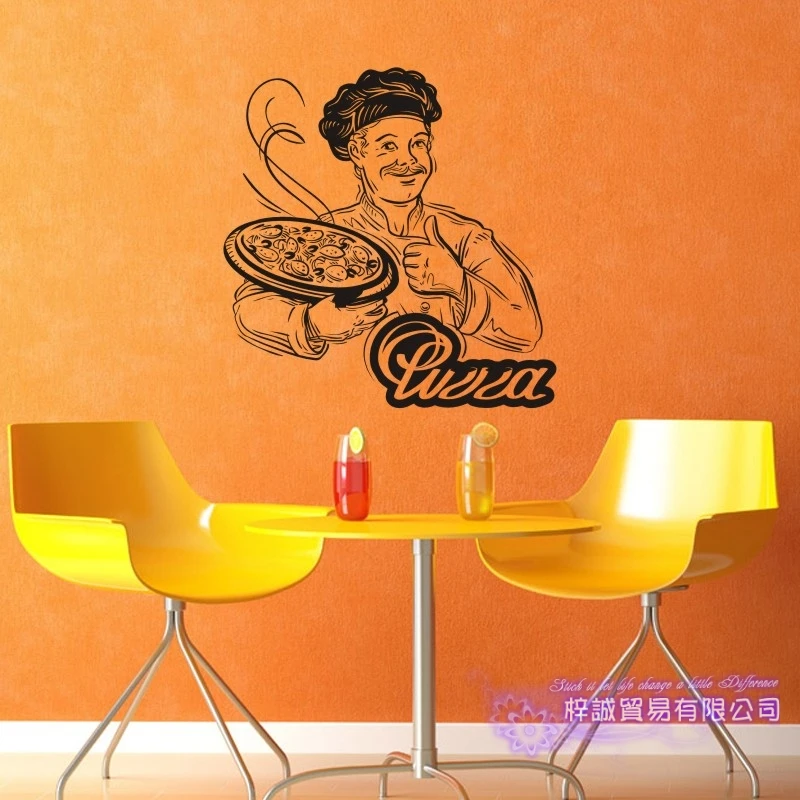 

Express Pizza Sticker Restaurant Decal Poster Vinyl Art Wall Decals Decor Mural Pizza Sticker Wall Decal Pizza Glass Decal