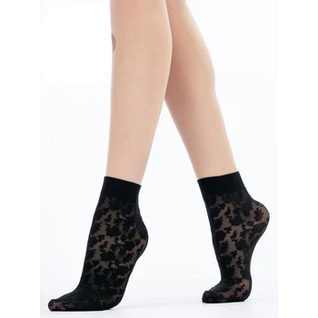

Women's socks, black, size 23-25