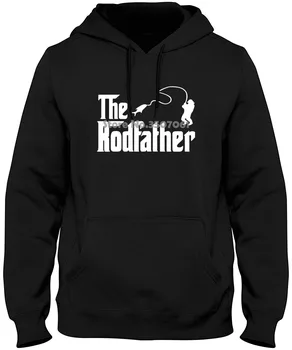 

The Rodfather Pelagic Abu Fishingergear Redding Reel Fisherman Tackle Carp top long Sleeve Black Hoodies & Sweatshirts