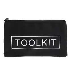 Bolsa de herramientas portátil, bolsa de almacenamiento con llave/destornillador, resistente al agua, Oxford, herramientas de reparación de tela, cremallera