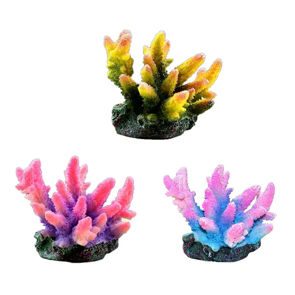 Silicone Artificial Coral Plant for Fish Tank, Aquarium Landscape