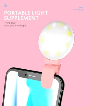 

Selfie fill Light With Long Arm Lazy Mobile Phone Holder Bracket Photography ringlight LED Light For Youtube Live Stream