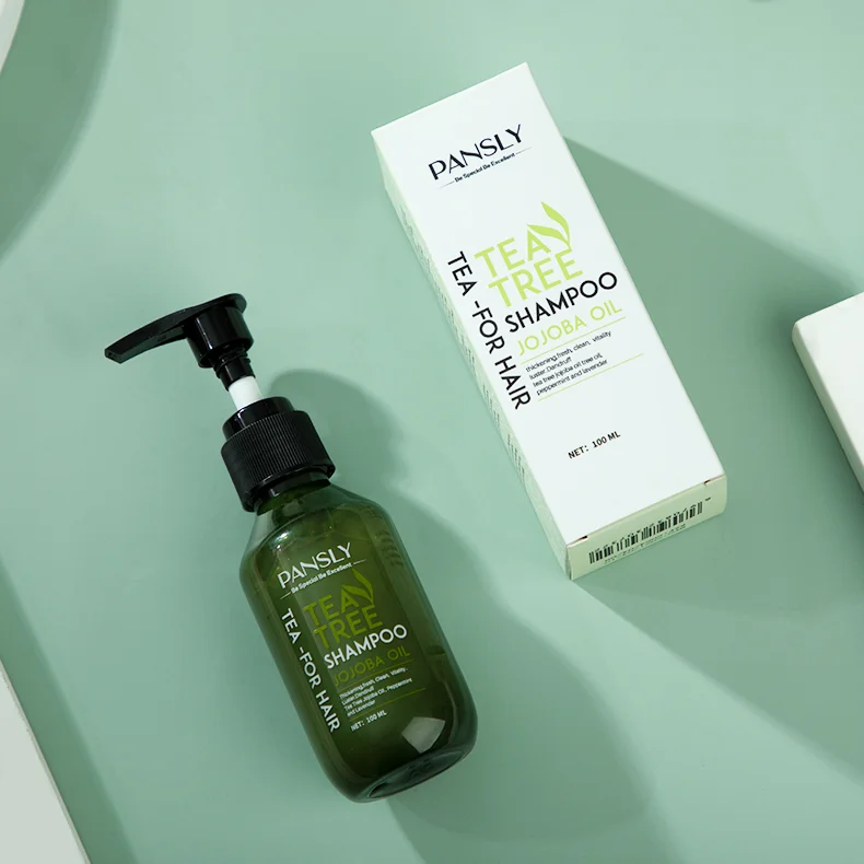 

100ml natural tea tree extract shampoo softens hair, refreshes and controls oil