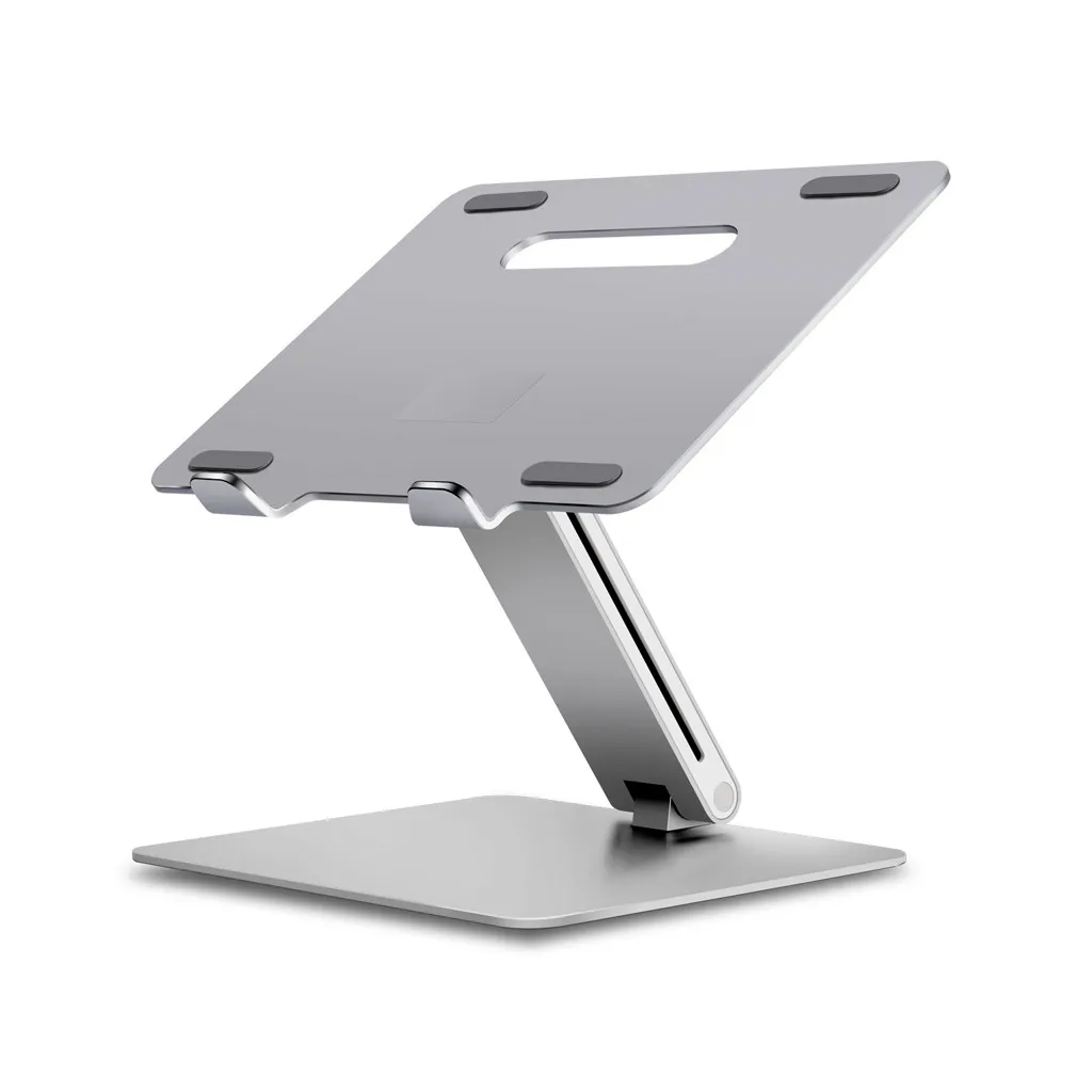 Laptop Stand Portable 6 Levels Double Layer Height Adjustable Aluminum