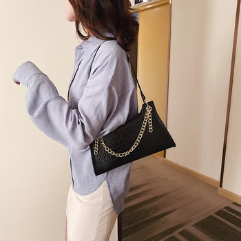 

Woman Solid Color Pattern Shoulder Handbags Women Top-handle PU Leather Shoulder Bags for Shopping Travel Decoration