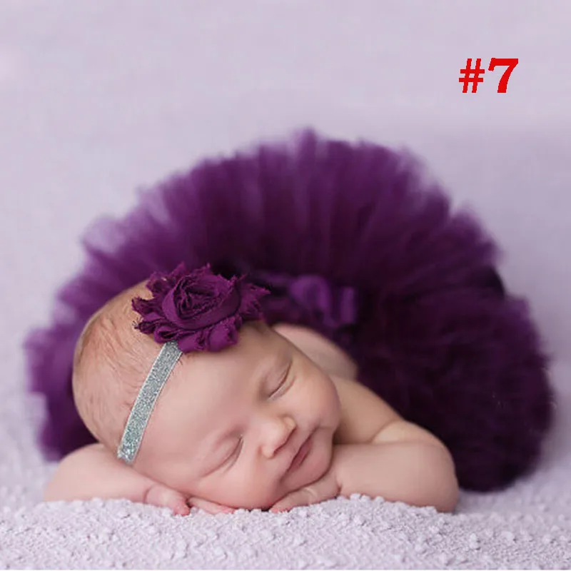Новинка; Лидер продаж; костюм для новорожденных; повязка на голову; Комплект для маленьких девочек; модная юбка-пачка для фотосессии; наряд принцессы; TS017 - Цвет: color 7