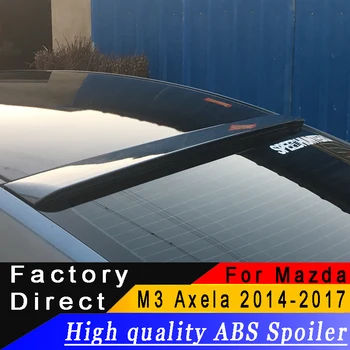 

For Mazda 3 M3 Axela 2014 to 2017 roof spoiler High quality ABS material Rear roof spoiler Primer or any color for Mazda 3 Axela
