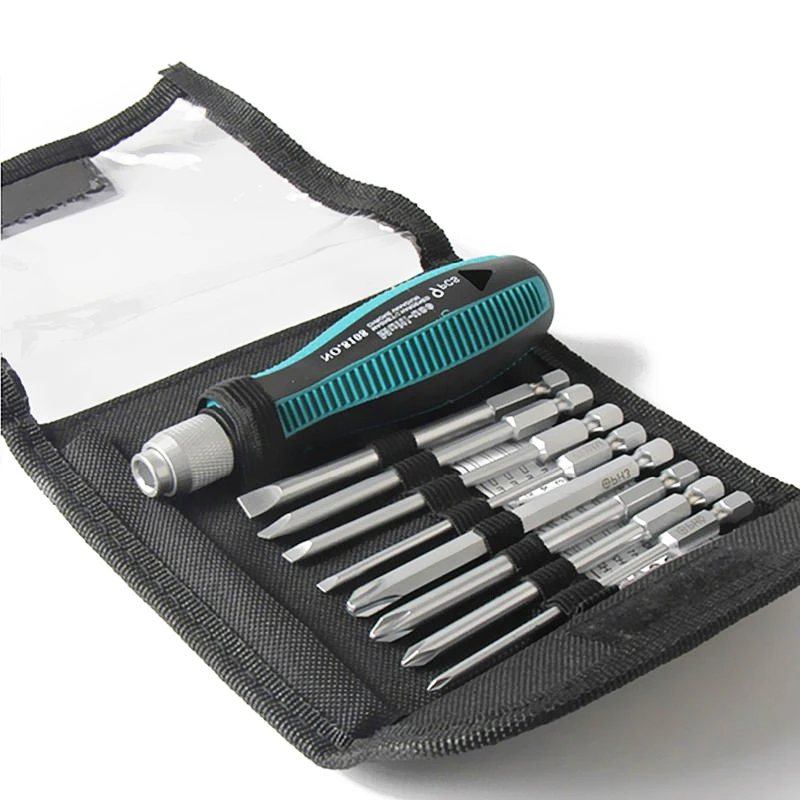 

9 in 1 Precision Screwdriver Set Bit Hand Tools Screw Driver Magnetic Multi-use Slotted Phillips Screwdrivers for Home Appliance