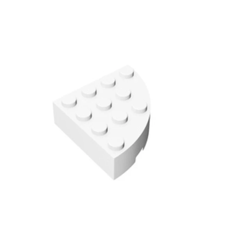 

*Brick 4X4 ¼ Circle* D001 Y2259 8 pcs DIY enlighten block brick part No. 2577 Compatible With Other parts