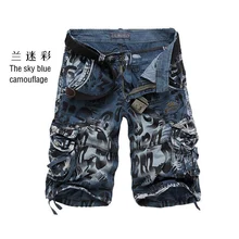Уличная одежда Мужская Новая летняя Горячая стиль больше цветов шорты мужские леопардовые зернистые Masculino Камуфляж Свободные Ziooer Fly красивый