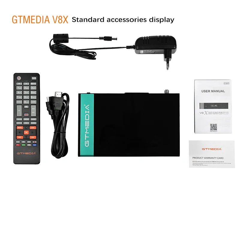 GTMEDIA V8X DVB-S / S2/S2X 1080P HD Señal de TV satelital Receptor