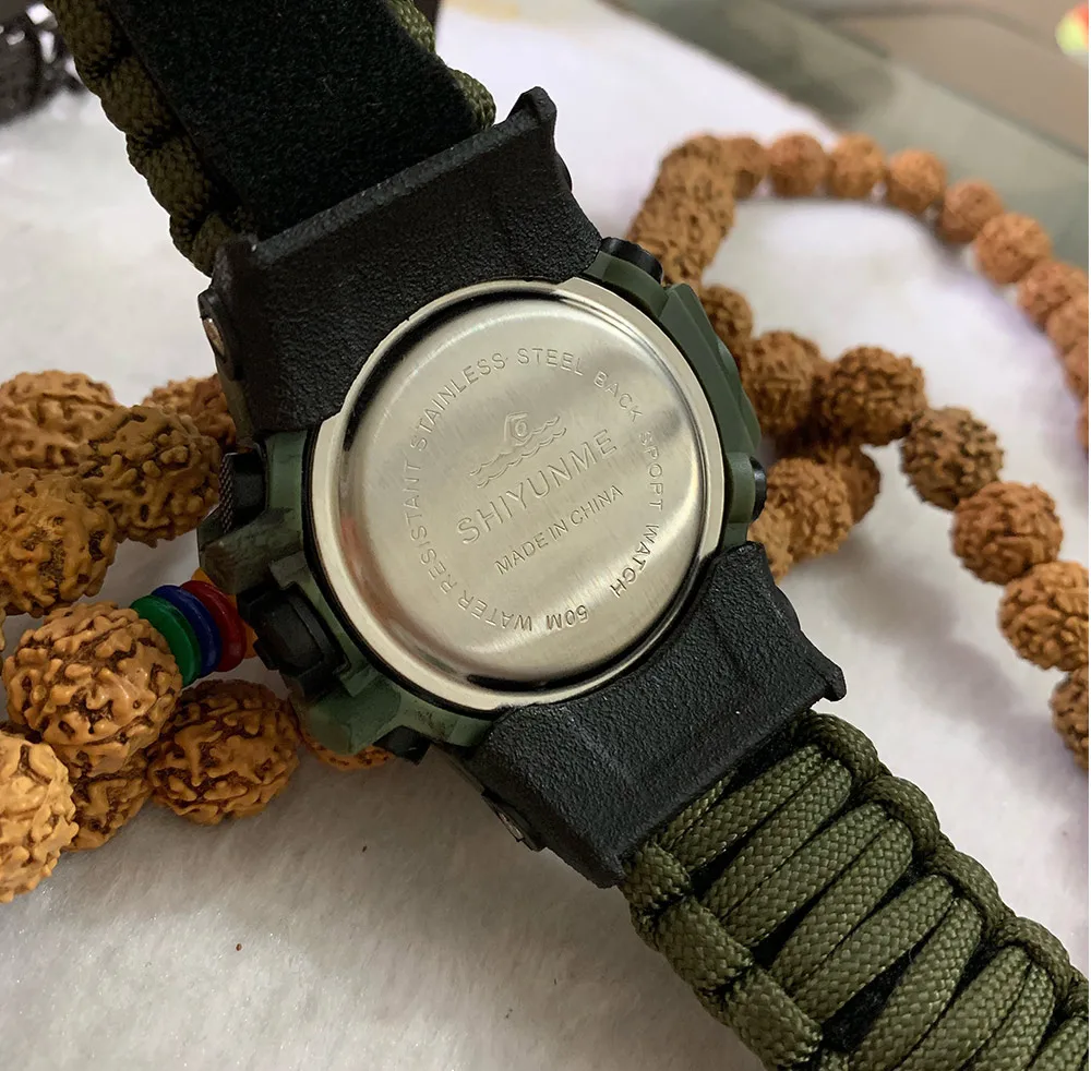 S SHOCK Военные Спортивные часы с компасом шагомер мужские часы кварцевые цифровые водонепроницаемые электронные часы мужские наручные часы