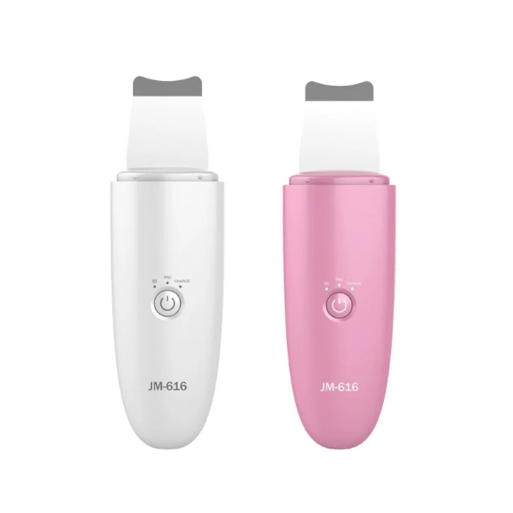 Ultrasonic Skin Scrubber Cleansing Instrument Blackhead Acne Removal Facial Spa Exfoliator Comedone Extractor Face Cleaner