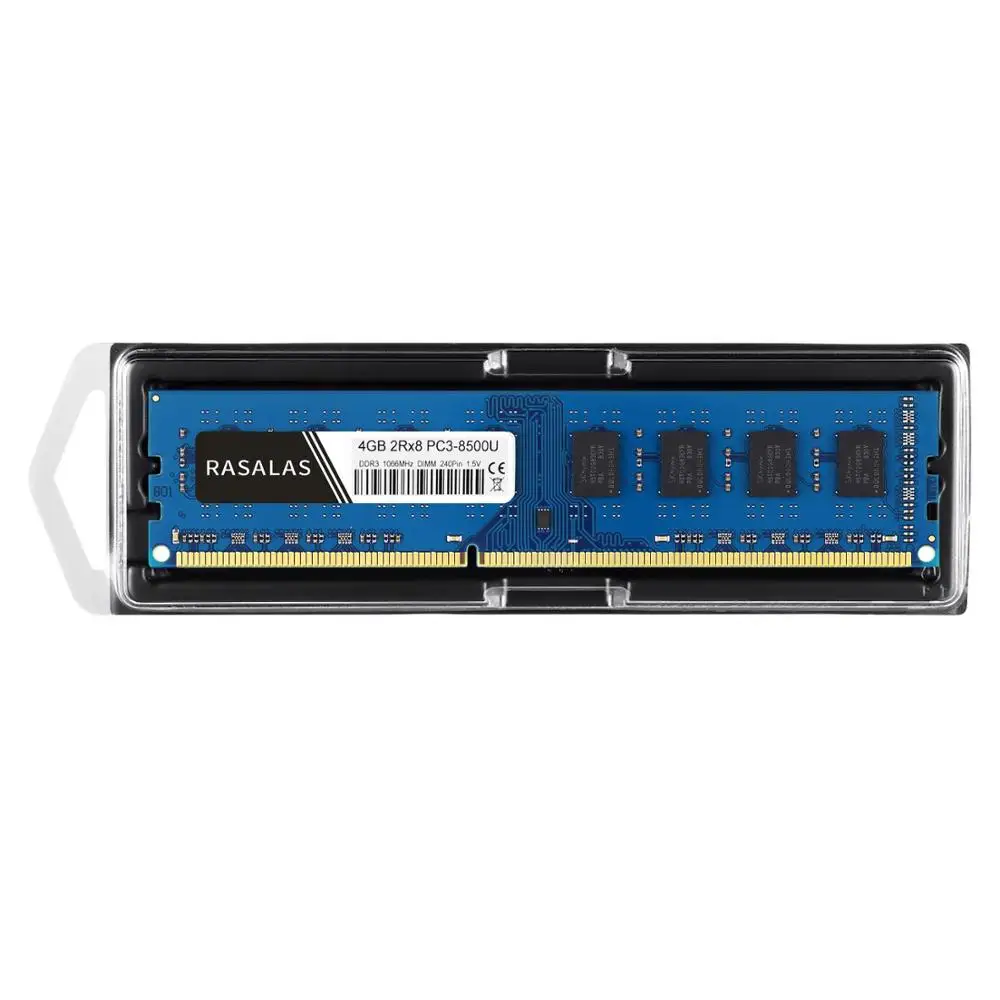  Rasalas 8GB 4GB DDR3 1600Mhz 1333Mhz PC3L-12800U 15 V 1.35V Low voltage DIMM Desktop PC RAM 240Pin 