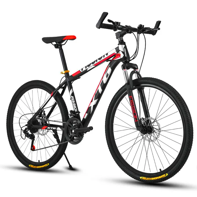 Mountain Bike Variable Speed Variable Speed Shock Absorption Double Disc Brakes Men and Women Bicycle Student Adult Mountain Bike Variable Speed Variable Speed Shock Absorption Double Disc Brakes Men and Women Bicycle Student Adult