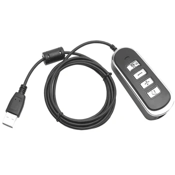 

Conversion Line Indicator Light Adapter Cable Easy Operate With Control Box RJ9 To USB For Audio Headphone Crystal Head