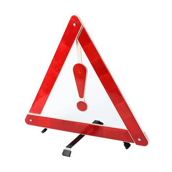 

Classic Durable Practical Multi-functional Emergency Breakdown Reflective Warning Exclamation Mark Triangle w/ Storage Case