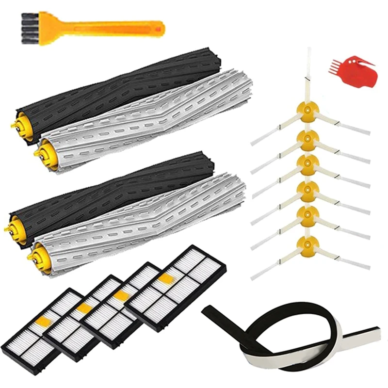 Hepa Filters Replace Brush Kit Parts Accessories for Irobot Roomba 805 860 861 865 866 870 871 880 885 960 966 980 Series | Бытовая