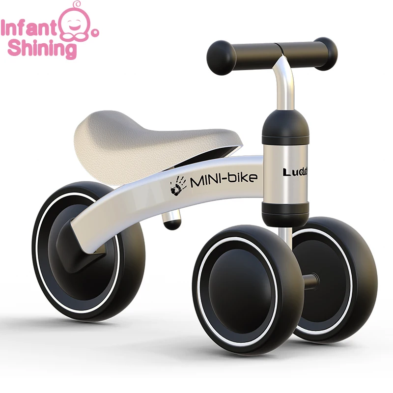 Andador de bicicleta de equilibrio para bebé, juguete para regalo para niños de 10 a 24 meses, para aprender a caminar