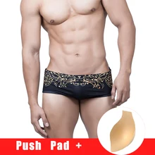 Одежда для плавания, мужские с низкой посадкой, плавки, боксеры, пляжные шорты для серфинга, купальный костюм, пляжная одежда, купальные плавки, Sunga Masculina