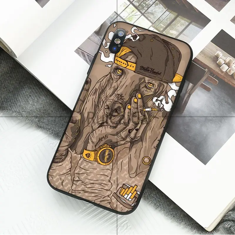 Personality art rapper color tattoo