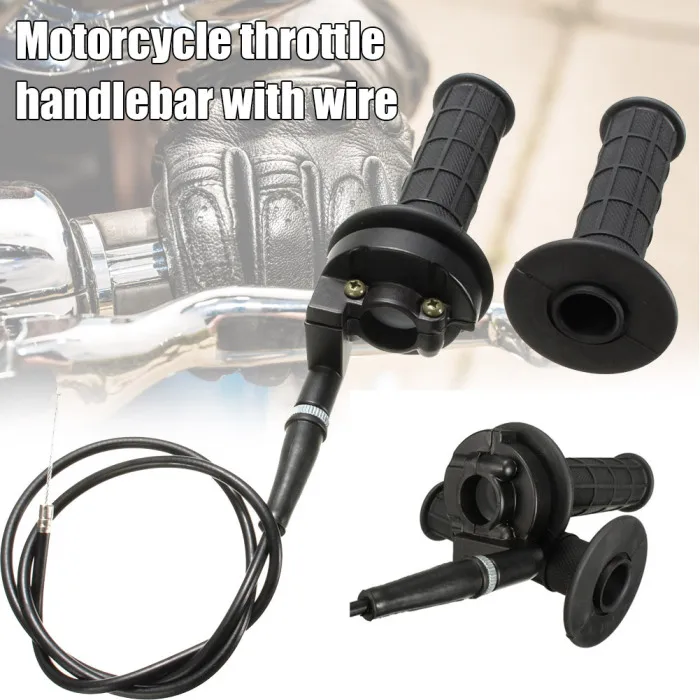 1 пара мотоцикл дроссельной заслонки Ручка Бар сцепление кабель Гоночный Мотоцикл аксессуары VS998