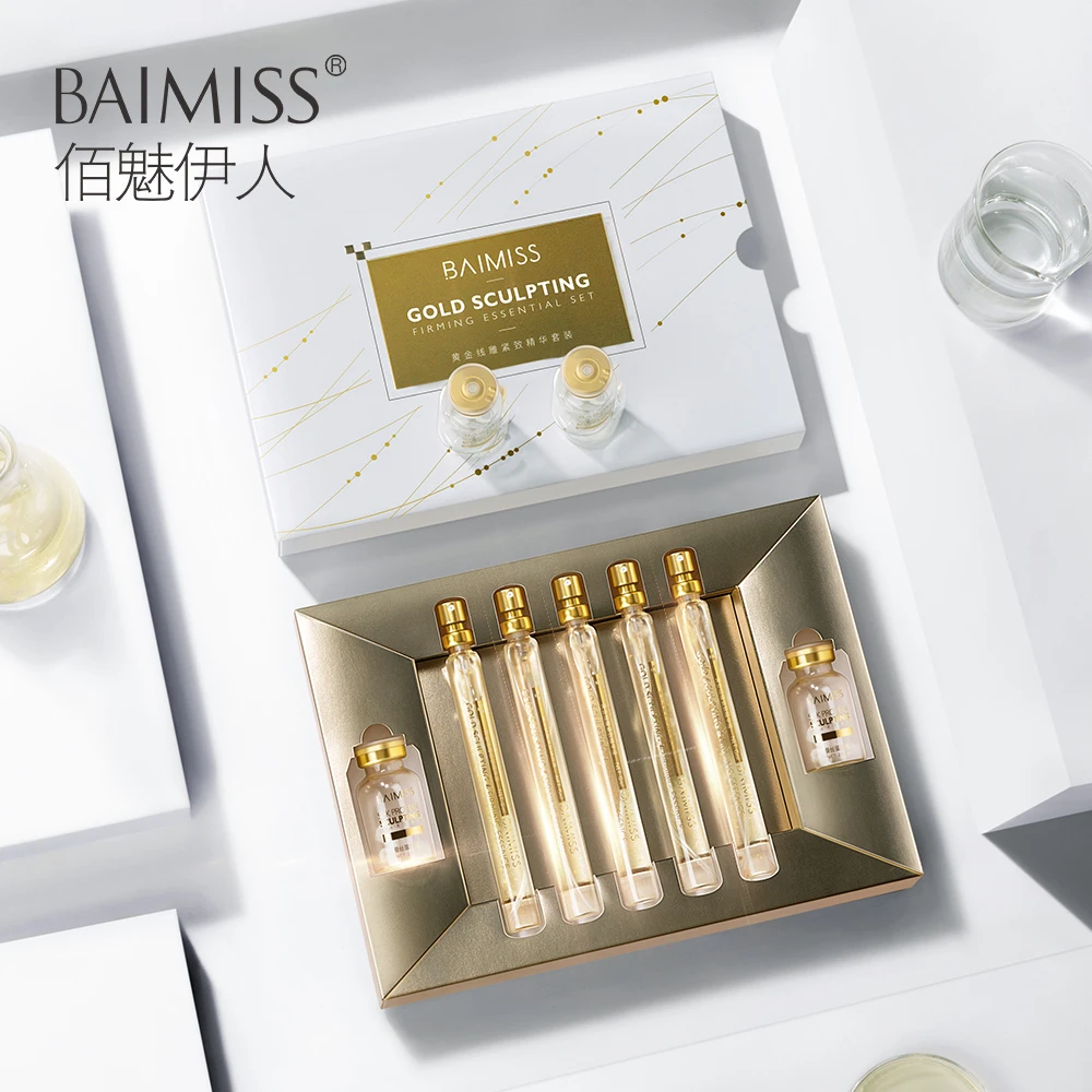 

Baimiss Face Serum Golden Serum Facial Anti Wrinkle Anti Aging Reducing Fine Lines Moisturizing Essence Whitening Skin Care