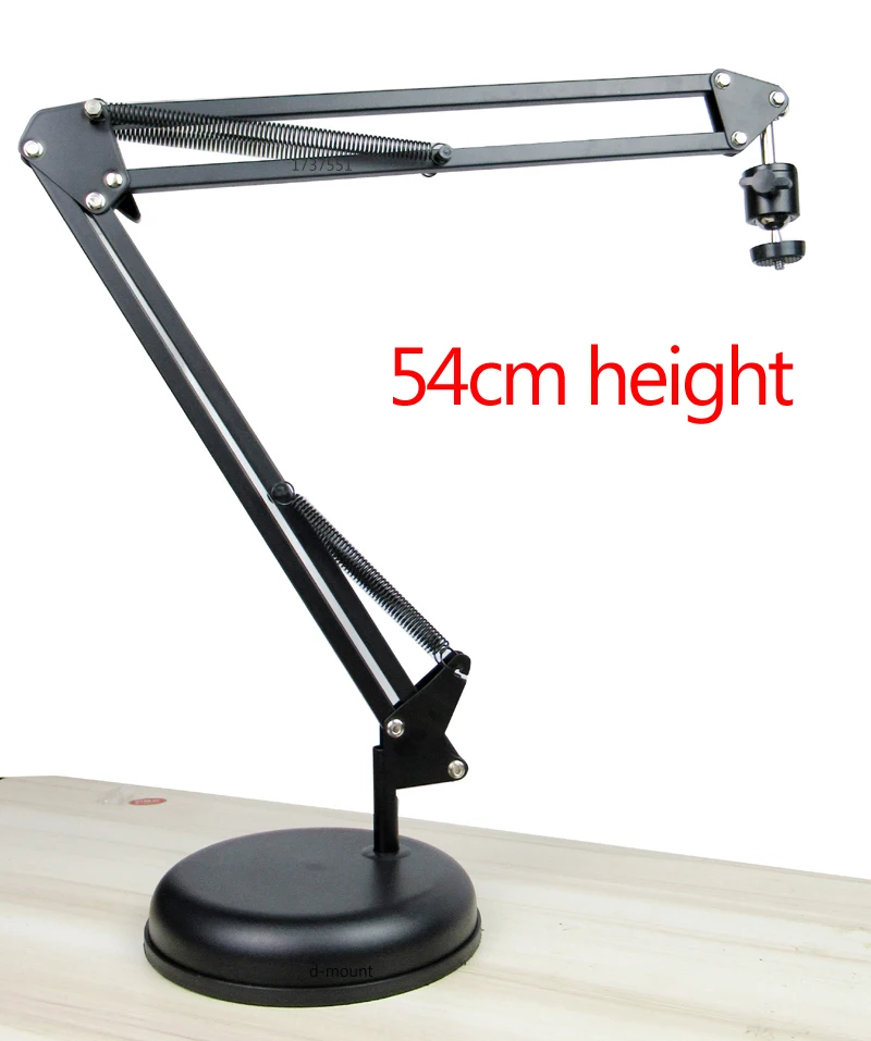 DL-PMA-T10S DL-PMA-T10 universal mini projector desktop stand with spring foldable 360 rotate tilt mini projector bracket round base bedside - Цвет: DL-PMA-T10S