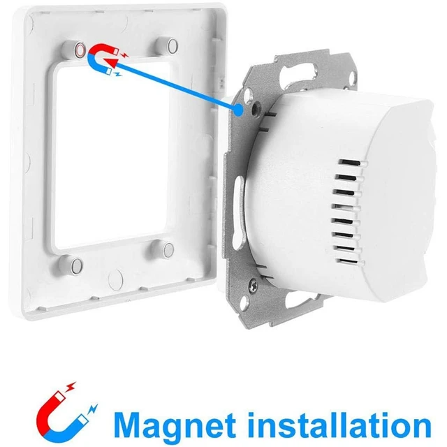 WiFi Smart Electrical Socket Recessed Power Plug with Surge Protection EU Plug 16A Alexa Google Home 5