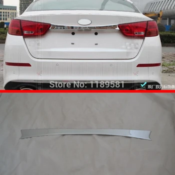

For KIA K5 2014 2015 ABS Chrome Rear Door Trunk Lid Trim Exterior Molding Stickers