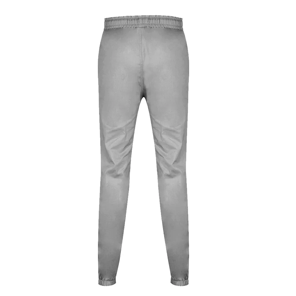 Great Value Fashion Men Pants Harem Joggers Pants Male Trousers Mens Solid Multi-pocket Cargo Pants Skinny Fit Sweatpants Overalls JR13