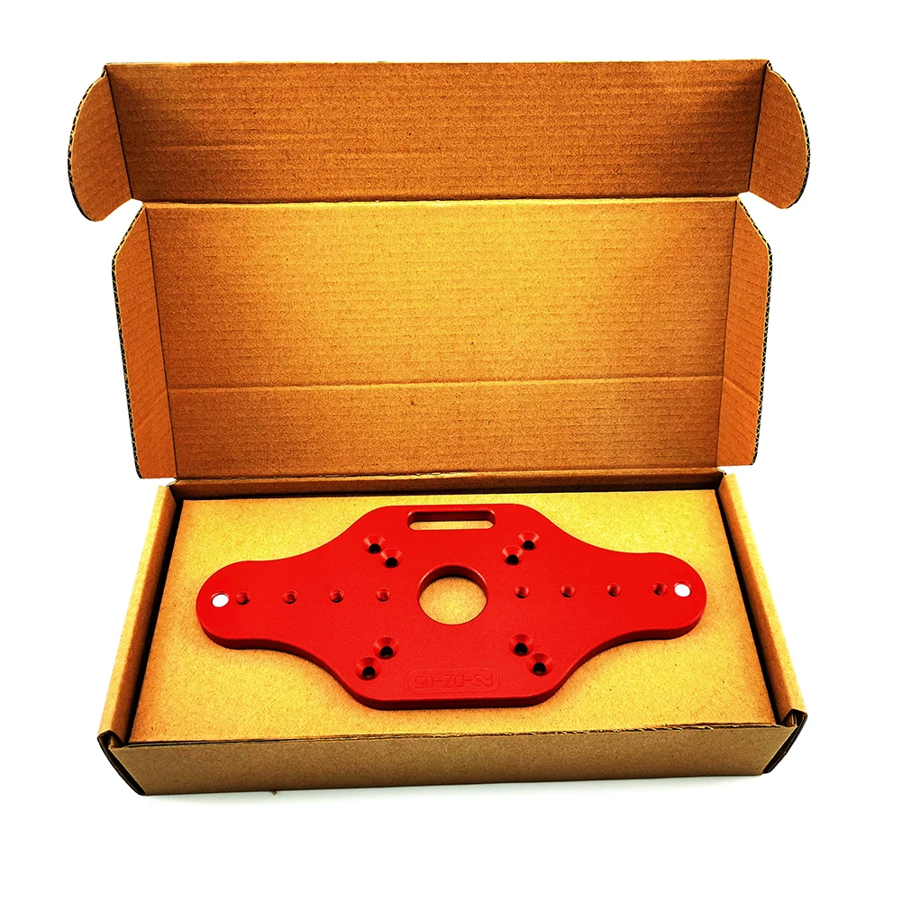 

Wood Router Base with Handles Fixed-base Compact Guide for Woodworking Electric Trimming Wood Milling Engraving