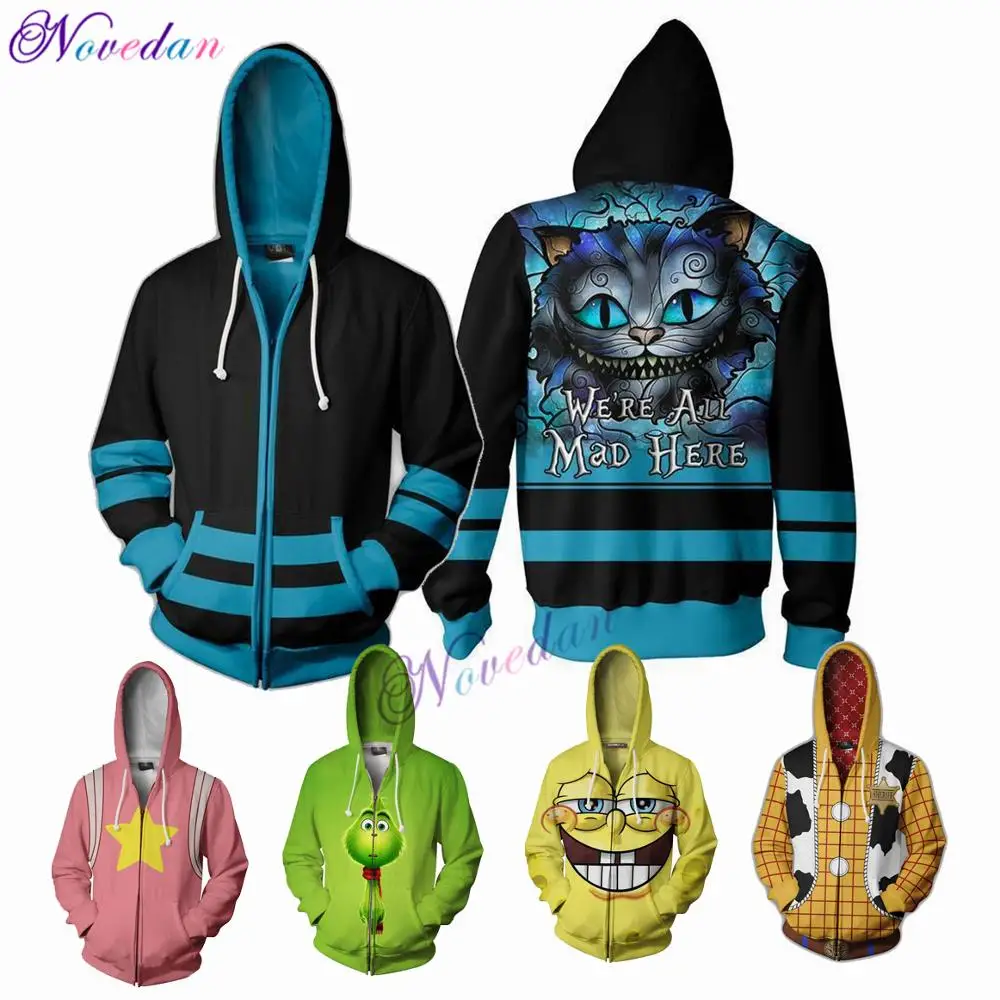Alice Adventure мультфильм кошка Стивен Вселенная косплей костюм 3D Аниме Толстовка