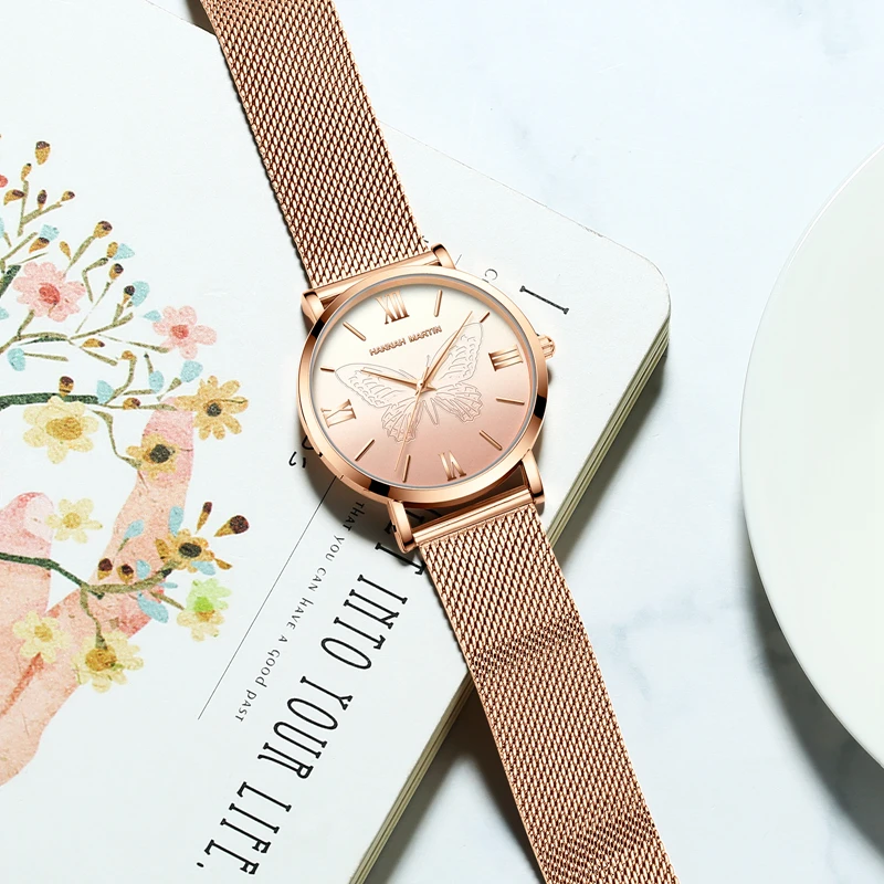 Часы женские кварцевые с японским механизмом Роскошные водонепроницаемые