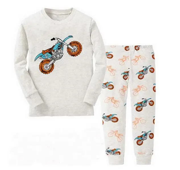 STYLE 37 Комплект пижам для мальчиков детская пижама комплект одежды детская пижама детский топ для 2-7 лет+ шорты пижама с рисунком из мультфильма детская одежда для сна - Цвет: STYLE 37