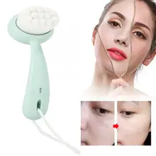 Ручная Чистка для массажа лица Мягкая силиконовая кисть для лица глубокое очищение лица очищающее средство для умывания Портативные Инструменты для ухода за кожей