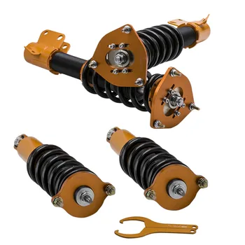 

Coilovers for Subaru Outback 2000 2001 2002 2003 2004 Struts Shocks Coil Spring Front + Rear 4PCS Suspension Damper Force