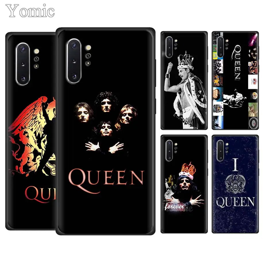 

Freddie Mercury Band Queen Phone Cases for Samsung Galaxy Note 10 10 Plus (5G) Note 8 9 S10e S8 S9 S10 Plus S7 Soft TPU Cover