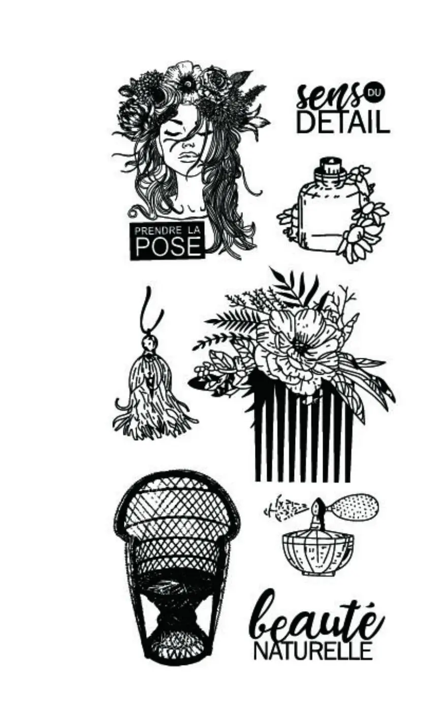 French Transparent Clear Silicone Stamp/Seal for DIY scrapbooking/photo album Decorative clear stamp A3142