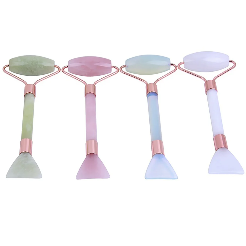 Slimming Body Face Roller Gua Sha Skin Care Double Head Anti Aging Jade Lifting Spa Massage Tool Remove Wrinkles Eye Gift