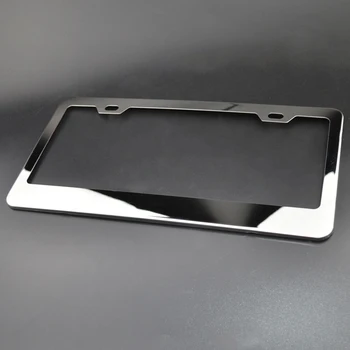 

Car Front / Rear Chrome Stainless Steel License Number Plate Holder Frame