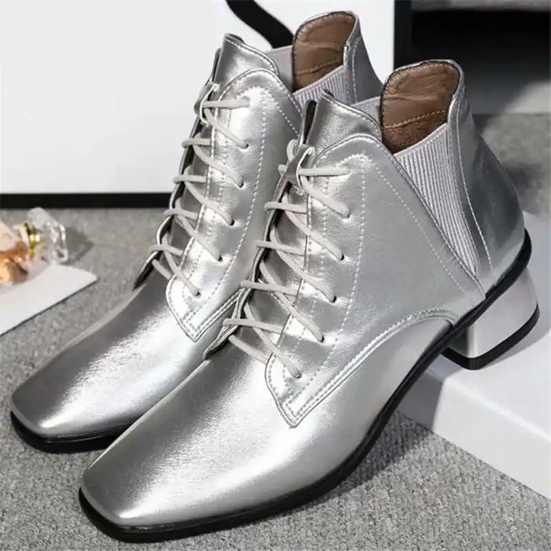 silver boots women's shoes