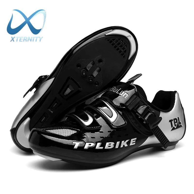 Cycling Shoes Bike Lock Shoes Professional Racing Road Bike Cycling Shoes Men Outdoor Non-Slip MTB Bicycle Sneakers Breathable Self-Locking Sports Cleat Shoes