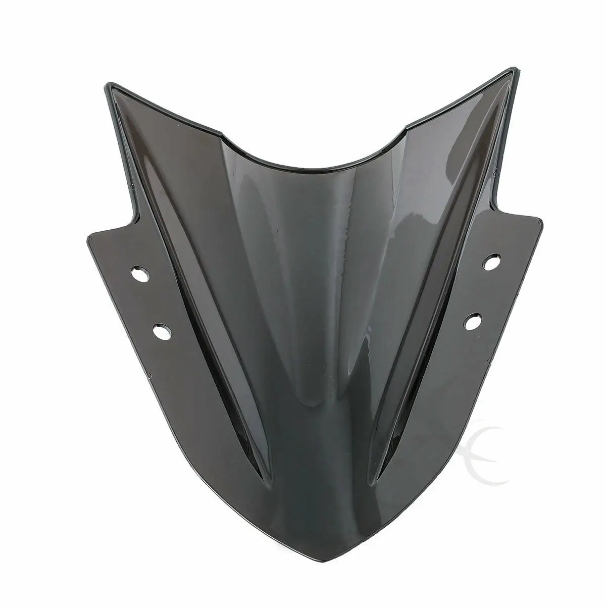 Мотоцикл двойной пузырь лобовое стекло для Kawasaki Ninja 300 EX300 2013- черный/прозрачный