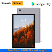 Tablette PC de 10.1 pouces, Android 10, écran 2K plein écran, UNISOC SC9863A Octa Core, 4 go de RAM 64 go de ROM, Dual Wi Fi OTG