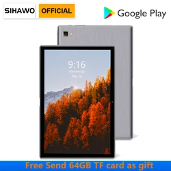 Tablette PC de 10.1 pouces, Android 10, écran 2K plein écran, UNISOC SC9863A Octa Core, 4 go de RAM 64 go de ROM, Dual Wi Fi OTG 