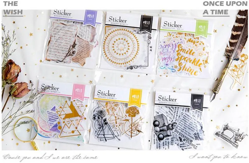 1 сумка ретро Bullet Journal стикер s милый Скрапбукинг дневник DIY Украшение этикетка наклейка школьные канцелярские принадлежности 06473